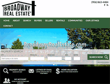 Tablet Screenshot of broadwayrealestate.com